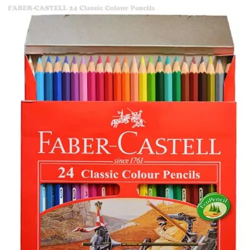 مداد رنگی فابر کاستل 24 رنگ کلاسیک